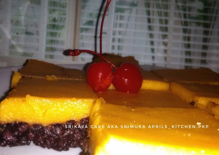 Resep Lapis labu kuning ketan hitam Anti Gagal