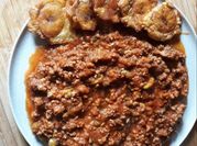Una foto de carne molida de honduras