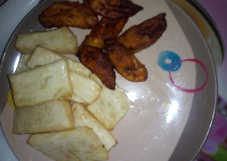 Simple Way to Make Ultimate Fried yam and plantain