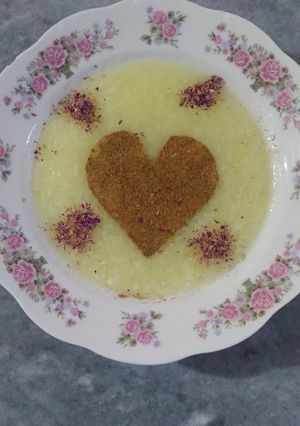 عکسی از دستور شله زرد
