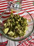 Mexido de tofu com pesto