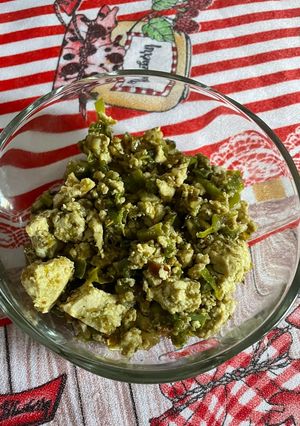 Foto de Mexido de tofu com pesto