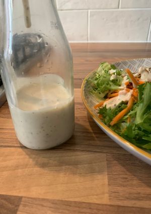 A picture of Our house dressing recipe.