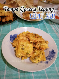 Foto resep Tempe Goreng Tepung Cepat Saji