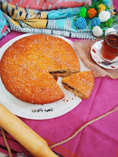 عکسی از دستور نان کماج خرمایی خوشمزه 🥰