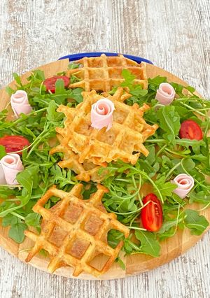 Une photo de Gaufre de pommes de terre