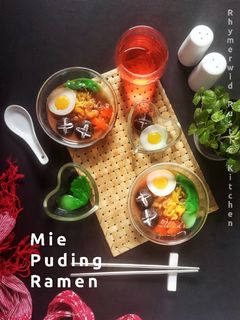 Foto resep Mie Puding Ramen