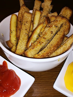 A picture of Garlic Bread-sticks.