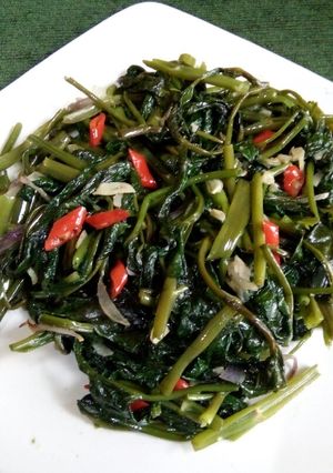 Foto resep Tumis Kangkung sederhana