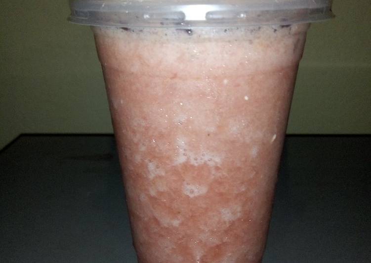 Step-by-Step Guide to Make Speedy Watermelon and Banana Smoothie