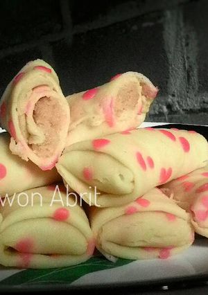 Foto resep Dadar Gulung Polkadot