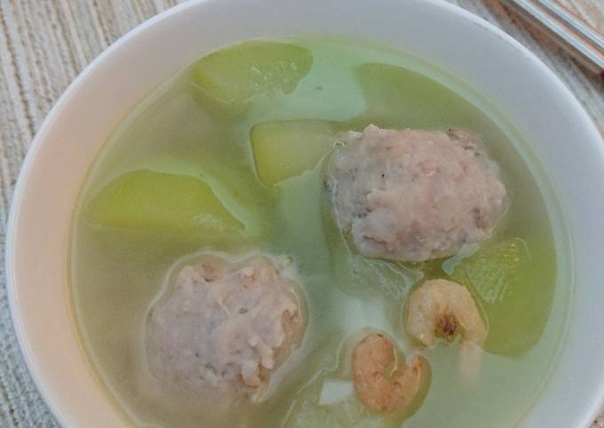 瓠瓜香菇貢丸湯食譜與作法by 王遠貞 Cookpad
