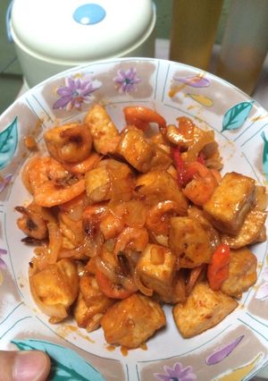 Foto resep Tahu udang pedas manis