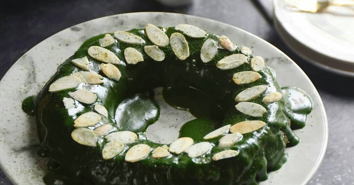 Resep Green tea steamed cake oleh Fitrias YN Cookpad