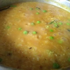 A picture of Mung dal khichdi.
