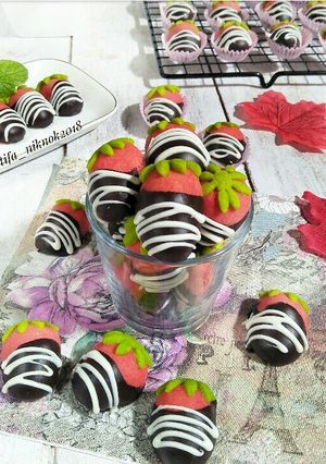 Foto resep Nastar strawberry #Bikinramadanberkesan #day29