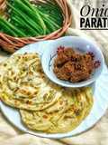 Onion Paratha 🤍💚🤎