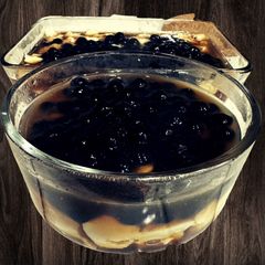 A picture of Homemade Taho.