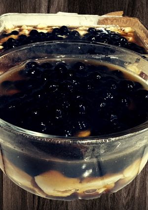 A picture of Homemade Taho.