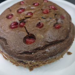 Healthy mango,coconut milk,wheat,ragi,coffee cake A picture of Healthy mango,coconut milk,wheat,ragi,coffee cake.