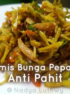 Foto resep Tumis Bunga Pepaya Anti Pahit