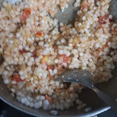 A picture of Sabudana khichdi.