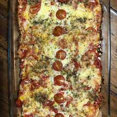 Una foto de Pizza de tomate