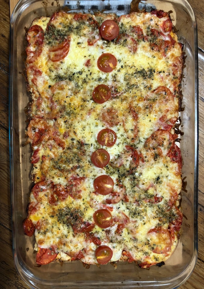 Una foto de Pizza de tomate
