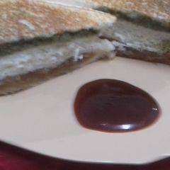 A picture of Tri-colour sandwich.