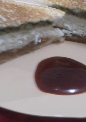 A picture of Tri-colour sandwich.