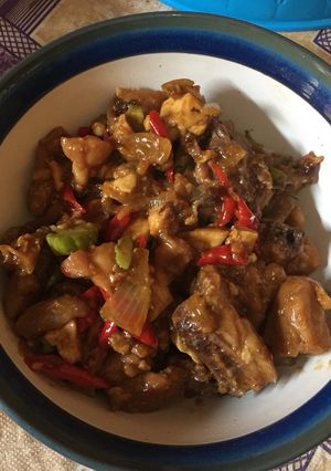 Foto resep Ayam Pete Pedas bumbu Sezhuan