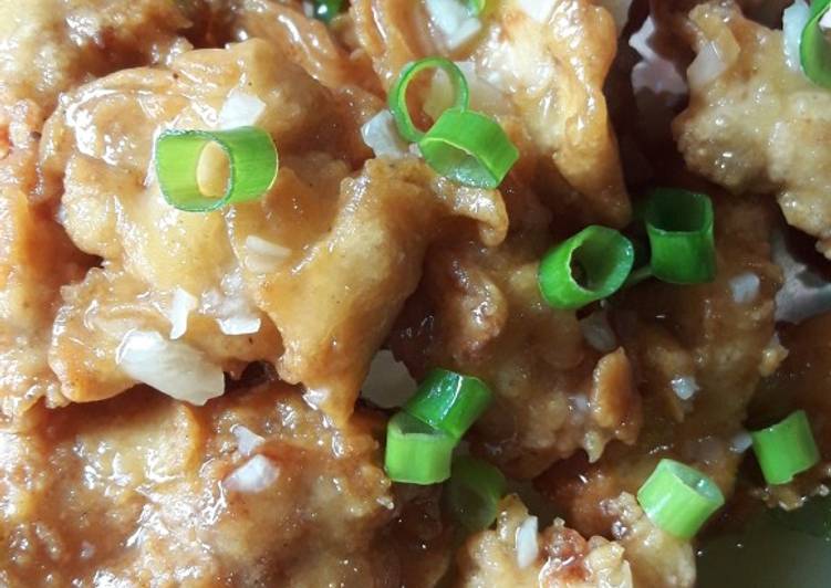 Ayam Fillet Crispy Saos Lemon Madu