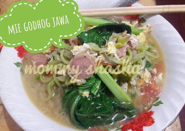 Resep Mie godog Jawa ala mommy shasha yang Enak