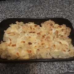Una foto de Coliflor con salsa bechamel