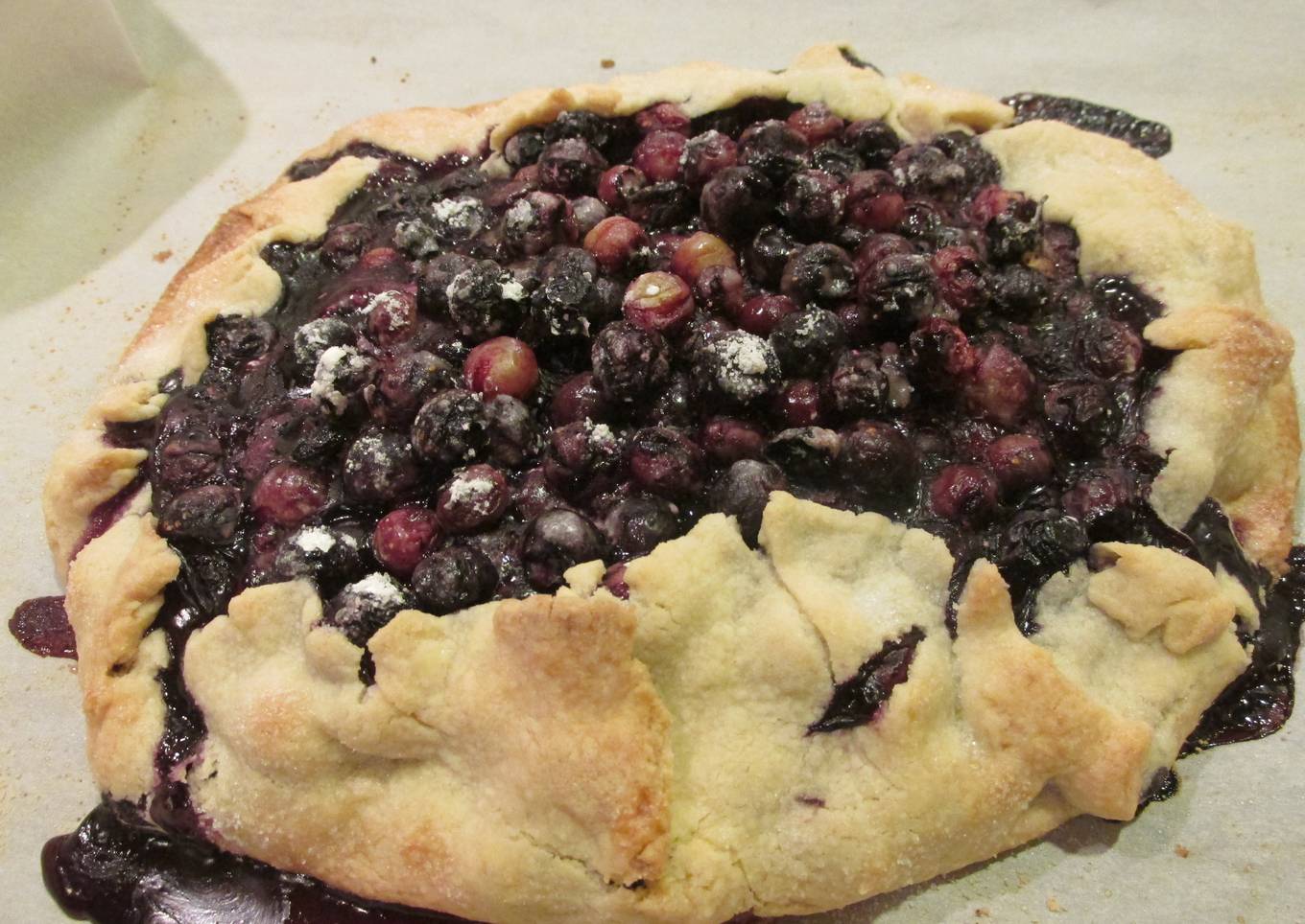 Easy Blueberry Crostada (Blueberry Pie)