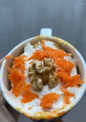 Una foto de Mug Cake de zanahoria 🥕