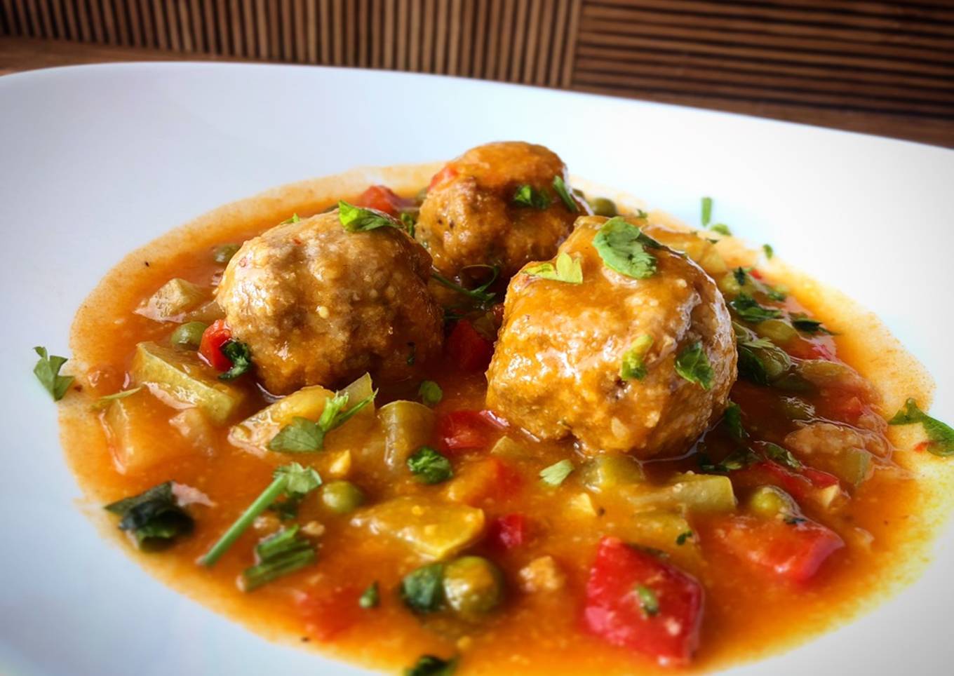 Albóndigas jardineras
