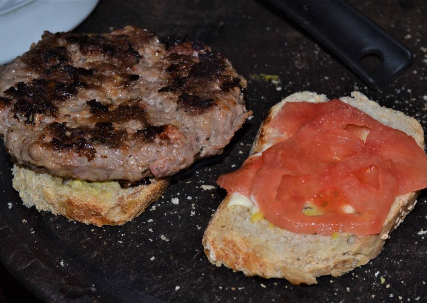 Hamburguesas de carne vacuna