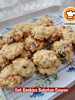 Gambar 👩🍳Oat Cookies Sukatan Cawan