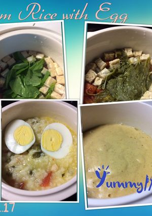 Foto resep Tim Saring Tempe Telur MPASI +6m