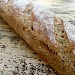 A picture of Quick-to-Make No Knead French Style Bread with Oat & Lentil Flour.