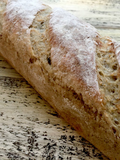 A picture of Quick-to-Make No Knead French Style Bread with Oat & Lentil Flour.