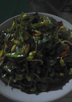Foto resep Sayur genjer kecambah