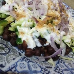 A picture of Simple chana chat.