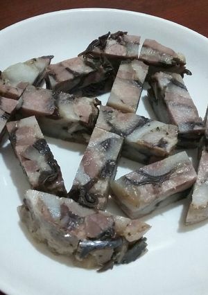 Hình của món Giò xào (giò thủ).