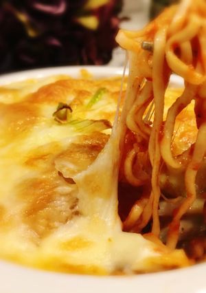 Hình của món Mì Cay Xúc Xích.