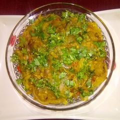 A picture of Baigan bharta.