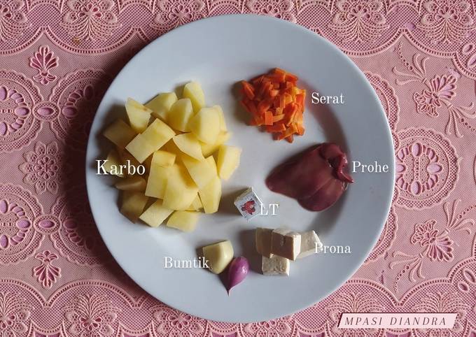 Cara membuat Mashed Potato Chicken Liver MPASI 6+ day 12 Cara membuat Mashed Potato Chicken Liver MPASI 6+ day 12