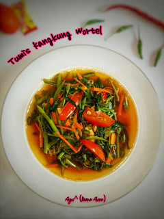 Foto resep Tumis Kangkung Wortel Terasi