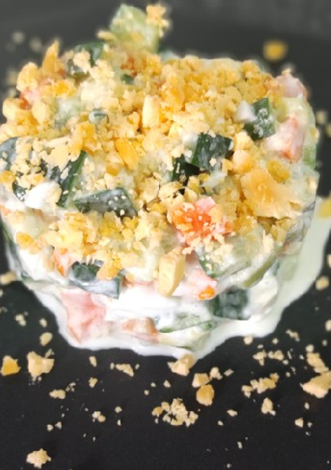 Una foto de Ensaladilla de calabacín